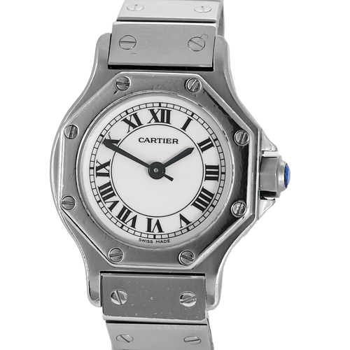 Montre CARTIER - Santos octogonale - Montre en acier 58 Facettes DV13174-3