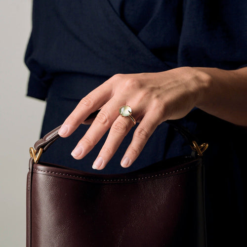 Bague 53 Pomellato - Veleno - Bague en or et prasiolite 58 Facettes DDV19401-2