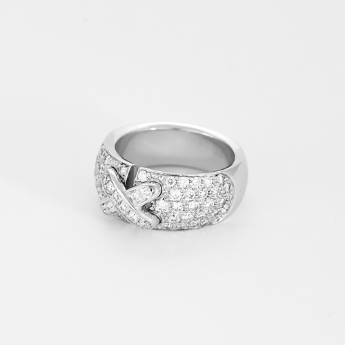 Bague 56 Chaumet - Liens -  Bague  en or blanc et diamants 58 Facettes DDV19002-1