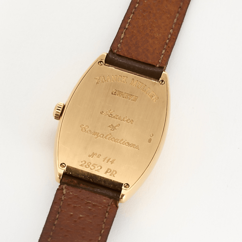 Montre Franck Muller - Cintrée Curvex - Montre en or rose à boitier Tonneau à mouvement remontage manuel 58 Facettes DV19726 - 1