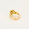 Bague 55 Bague en or jaune , rubis et diamants 58 Facettes DV12671-2