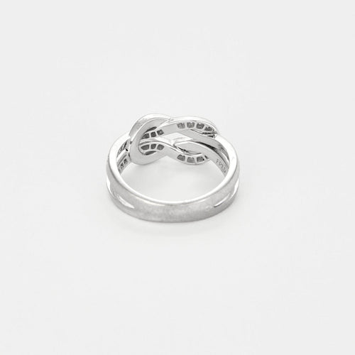 Bague 54 FRED - Chance infinie - Bague en or blanc et diamants 58 Facettes DV6731-3