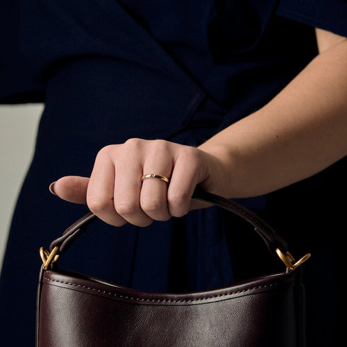 Bague 49 Tiffany & Co.  Elsa Peretti - Alliance en or rose et diamants 58 Facettes DDV19586-2