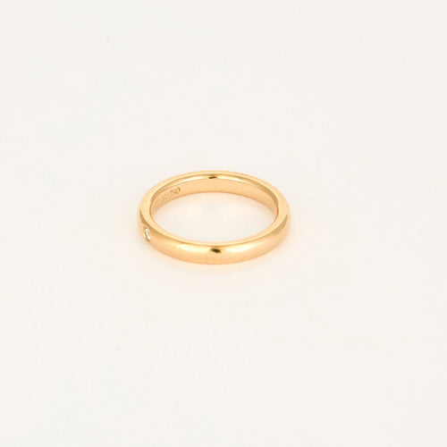 Bague 49 Tiffany & Co.  Elsa Peretti - Alliance en or rose et diamants 58 Facettes DDV19586-2