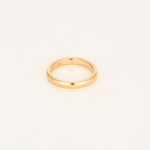 Tiffany & Co.  Elsa Peretti - Alliance en or rose et diamants