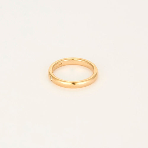 Bague 49 Tiffany & Co.  Elsa Peretti - Alliance en or rose et diamants 58 Facettes DDV19586-2