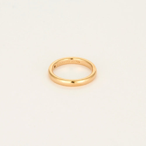 Bague 49 Tiffany & Co.  Elsa Peretti - Alliance en or rose et diamants 58 Facettes DDV19586-2