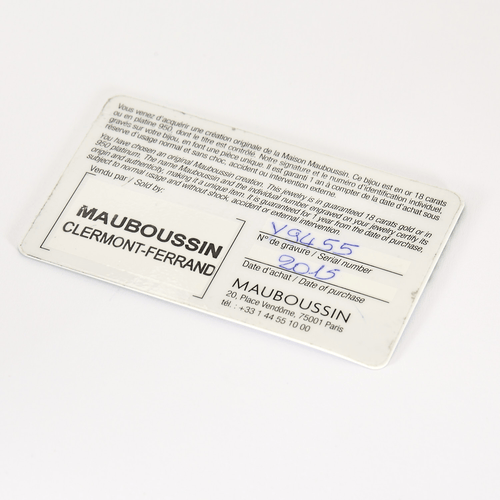 Collier Mauboussin  "Mes Nuances à Toi" Collier or blanc et diamants 58 Facettes DDV19671-1