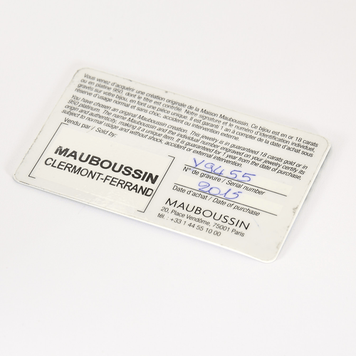 Collier Mauboussin  "Mes Nuances à Toi" Collier or blanc et diamants 58 Facettes DV19671-1