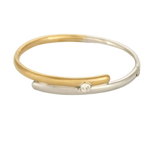 Gio Carlos - Bracelet deux or et diamants