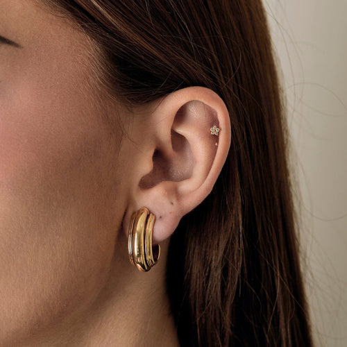 Boucles d'oreilles Piaget - Possession - Boucles d'oreilles en or jaune. 58 Facettes DDV15052-2