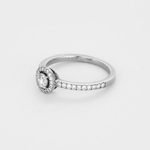 Bague 54 MESSIKA - JOY - Bague Solitaire en or blanc et diamants 58 Facettes DV0379-28-54-3