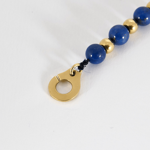 Bracelet Dinh Van - Menottes - Bracelet lapis lazuli et or jaune 58 Facettes DV20085-1