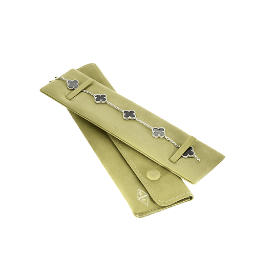 Bracelet Van Cleef & Arpels - Vintage Alhambra - Bracelet en or gris et Pietersite 58 Facettes DV0830-27