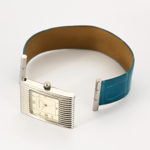 Montre BOUCHERON - Reflet - Montre en acier à boitier rectangulaire à mouvement quartz 58 Facettes DV18772-1