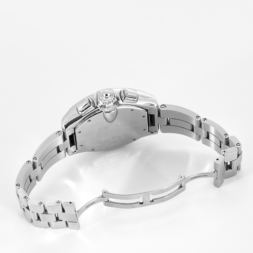 Montre CARTIER - Roadster Chronographe - Montre en acier à boitier tonneau à mouvement automatique 58 Facettes DV19392-1