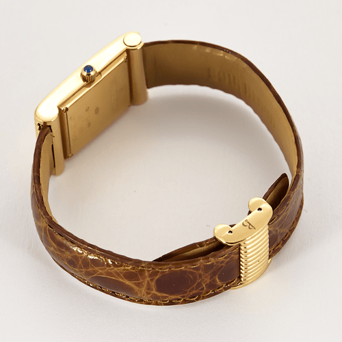 Montre BOUCHERON - Reflet - Montre en or jaune à boitier rectangulaire à mouvement quartz 58 Facettes DV19386-1