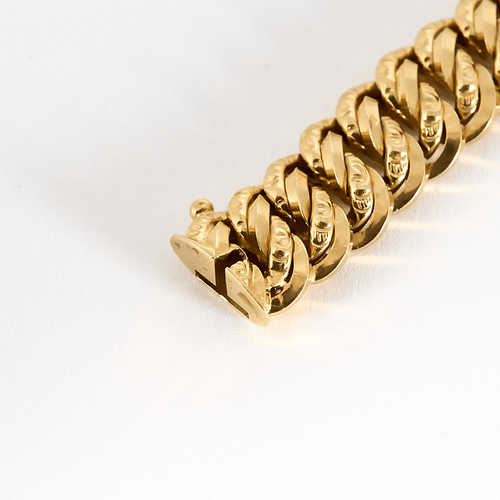 Bracelet Bracelet gourmette en or jaune 58 Facettes DV4076-2