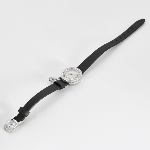 VAN CLEEF & ARPELS - Montre en or blanc et diamants à boitier rond et mouvement quartz 58 Facettes DV19552-1