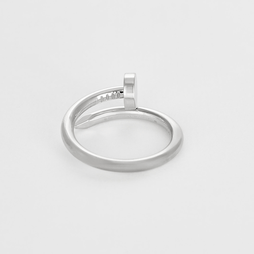 Bague 59 CARTIER - Juste un clou - Classique. Bague en or gris 58 Facettes DV20398-1