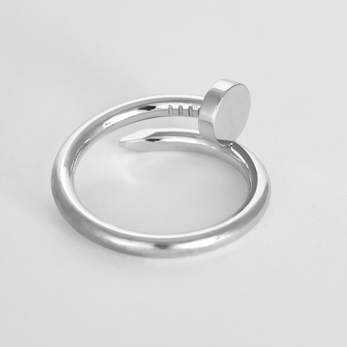 Bague 59 CARTIER - Juste un clou - Classique. Bague en or gris 58 Facettes DV20398-1