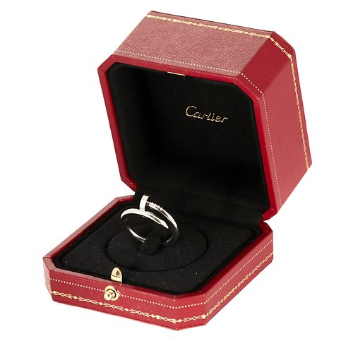 Bague 59 CARTIER - Juste un clou - Classique. Bague en or gris 58 Facettes DV20398-1