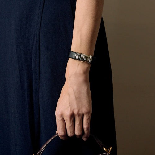 Montre CARTIER - Déclaration - Montre à secret en acier et en titane à boitier rectangulaire à mouvement quartz 58 Facettes DV17299-2