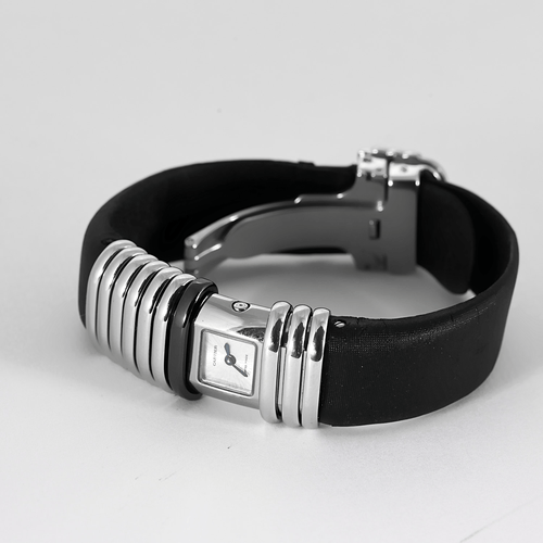 Montre CARTIER - Déclaration - Montre à secret en acier et en titane à boitier rectangulaire à mouvement quartz 58 Facettes DV17299-2