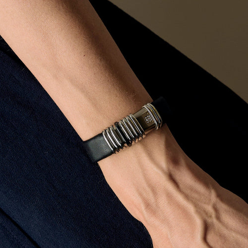 Montre CARTIER - Déclaration - Montre à secret en acier et en titane à boitier rectangulaire à mouvement quartz 58 Facettes DV17299-2