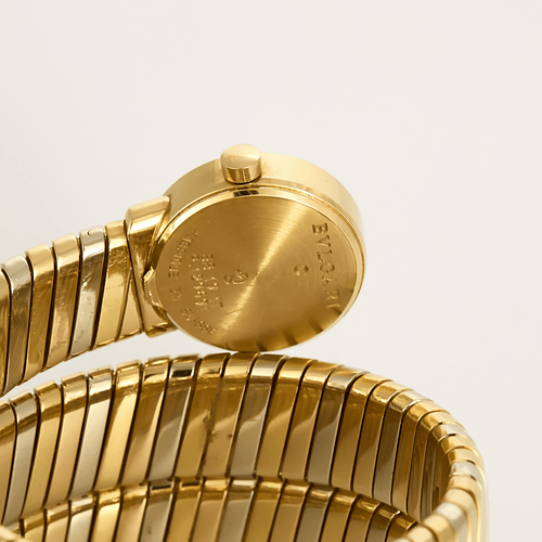 Montre BVLGARI - Montre Serpenti Tubogas - Montre trois ors à boitier rond à mouvement quartz 58 Facettes DV19769-7