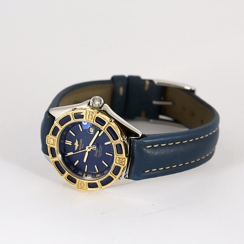 Montre BREITLING - Lady J - Montre en acier à boitier rond et à mouvement quartz 58 Facettes DV18903-2