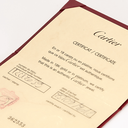 Bague 49 CARTIER - ETINCELLE - Alliance américaine en or blanc et diamants 58 Facettes DV18908-3-49-2