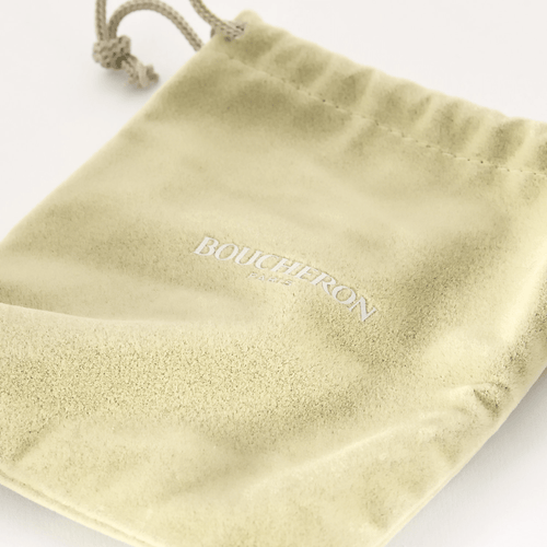 Bague 55 BOUCHERON - QUATRE FOLLIES - Alliance américaine en platine et diamants 58 Facettes DV14745-1-DV0882-1