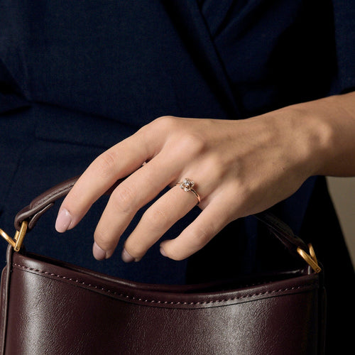 Bague 47 Mauboussin Chance of Love N°1 - Bague en or rose et diamant 58 Facettes DV8536-4