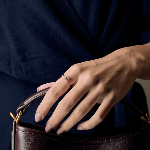 Bague 52 LEILA Buecher - Julie S  - Bague en or jaune et diamants 58 Facettes DV20506-1