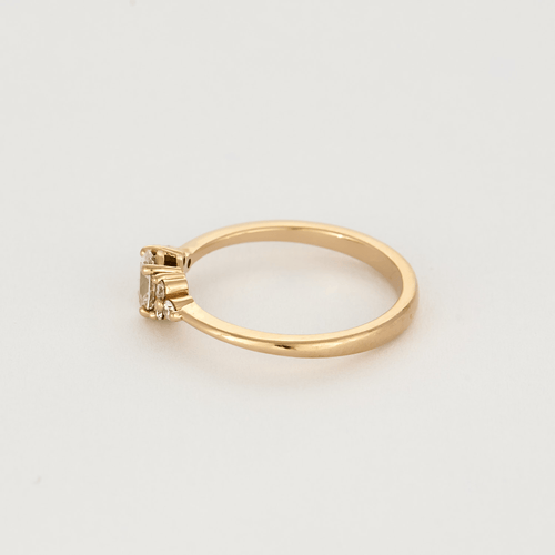 Bague 52 LEILA Buecher - Julie S  - Bague en or jaune et diamants 58 Facettes DV20506-1