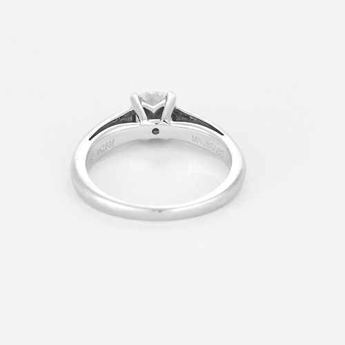 Bague 48 Mauboussin- Tu es le Sel de ma vie N°5 - Bague solitaire en or gris et diamants 58 Facettes DDV13879-1