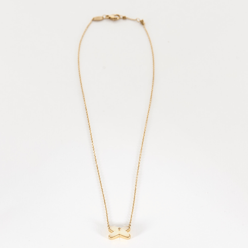 Collier CHAUMET - Jeu de Lien - Collier en or rose, nacre blanche et diamant 58 Facettes DV13879-4