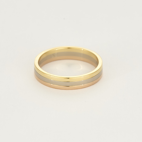 Cartier "Vendôme Louis Cartier" Collection - Wedding band three golds