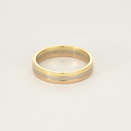 Cartier "Vendôme Louis Cartier" Collection - Wedding band three golds