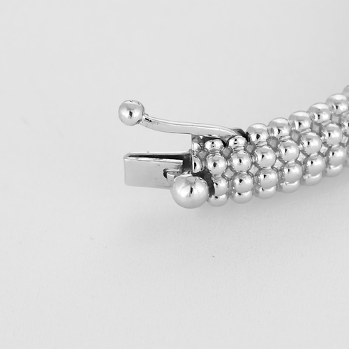 VAN CLEEF & ARPELS - Perlée - Bracelet en or blanc 58 Facettes DV4391-1