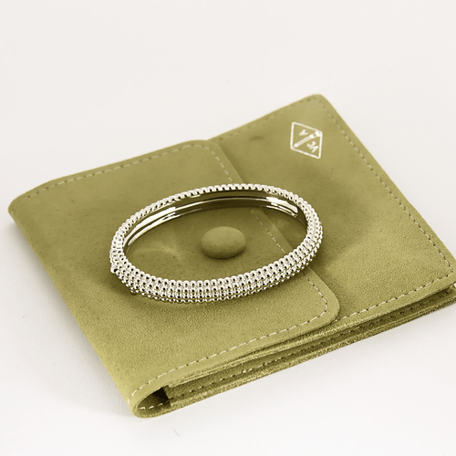 VAN CLEEF & ARPELS - Perlée - Bracelet en or blanc 58 Facettes DV4391-1