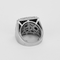 Bague 50 Bague moderniste en or gris et pavage diamants 58 Facettes DV6568-2