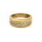 Bague 53 Bague en or jaune et or gris , diamants 58 Facettes DV6568-4