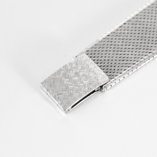 PIAGET - Montre en or blanc à boitier rond à mouvement mécanique à remontage manuel