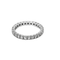 Bague 48 Alliance américaine en or blanc et diamants 58 Facettes DV20978-1-48-2