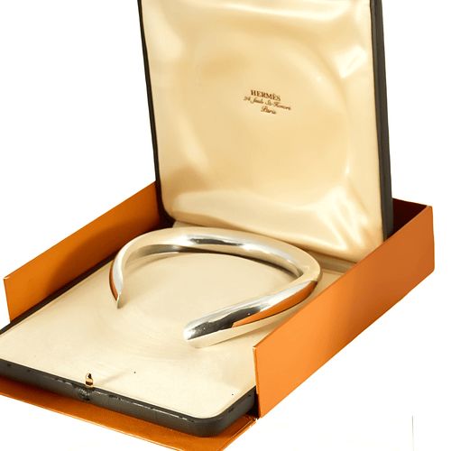 Collier Hermès- Mombasa- Collier Torque en argent 58 Facettes DV20773-1