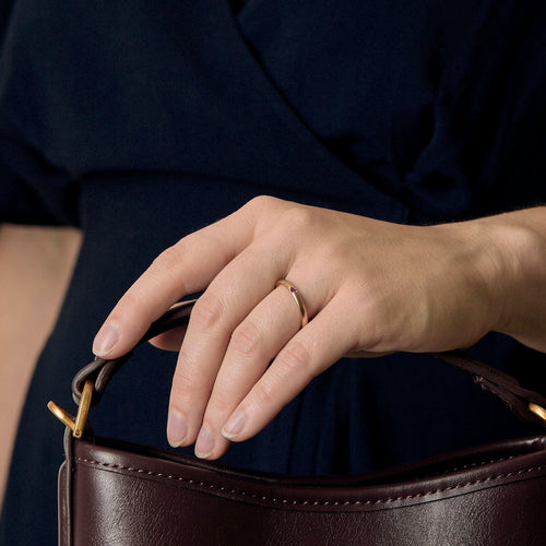 Bague 53 POMELLATO - Lucciole - Alliance en or rose et rubis 58 Facettes DV3020-28-53-2