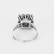 Bague 55 Bague en or gris et diamants 58 Facettes DV21012-2