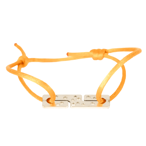 Bracelet Dinh Van - Bracelet Cordon Seventies en or blanc et diamants 58 Facettes DV0997-3